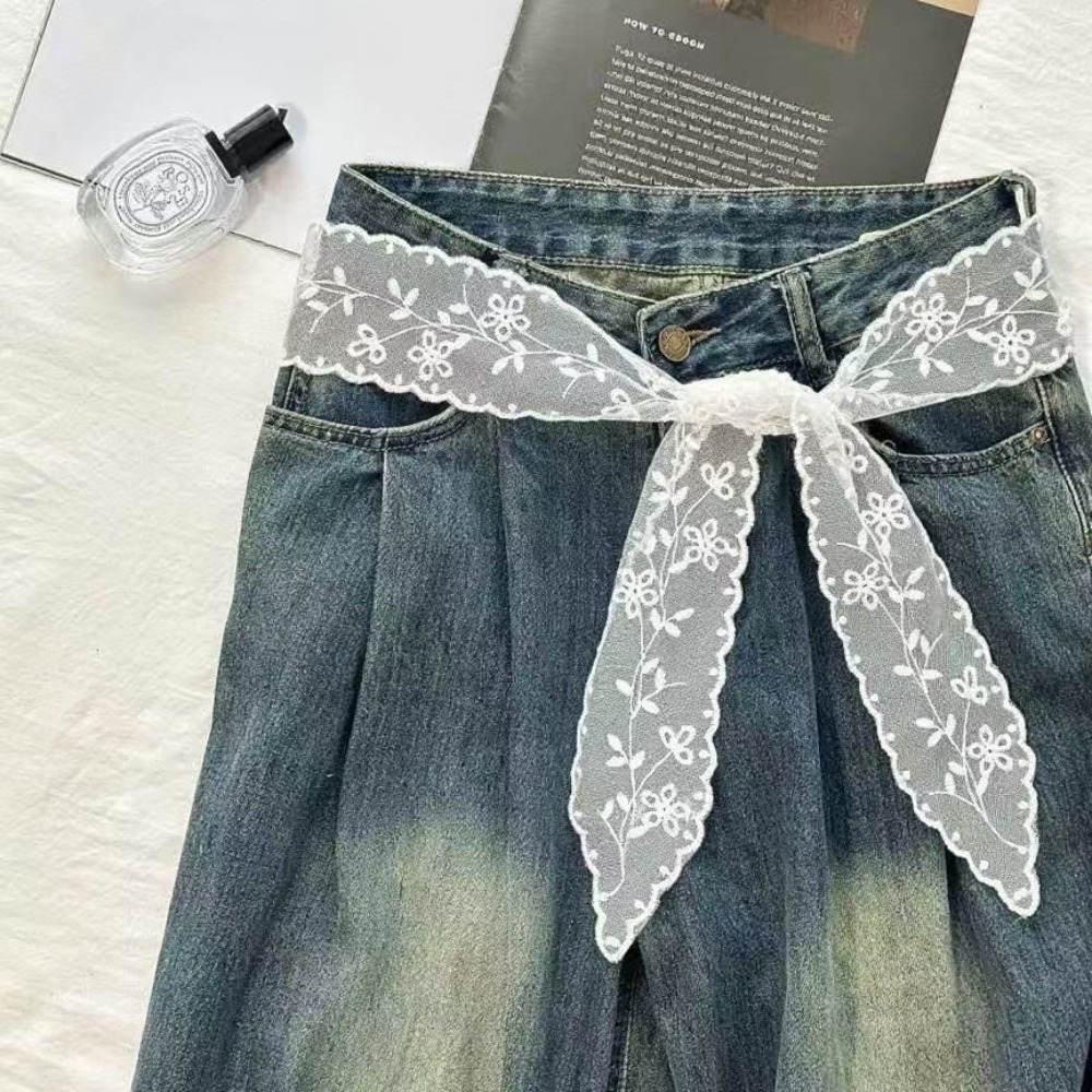Women'S Accessories - Słodki biały koronkowy pasek dla kobiet