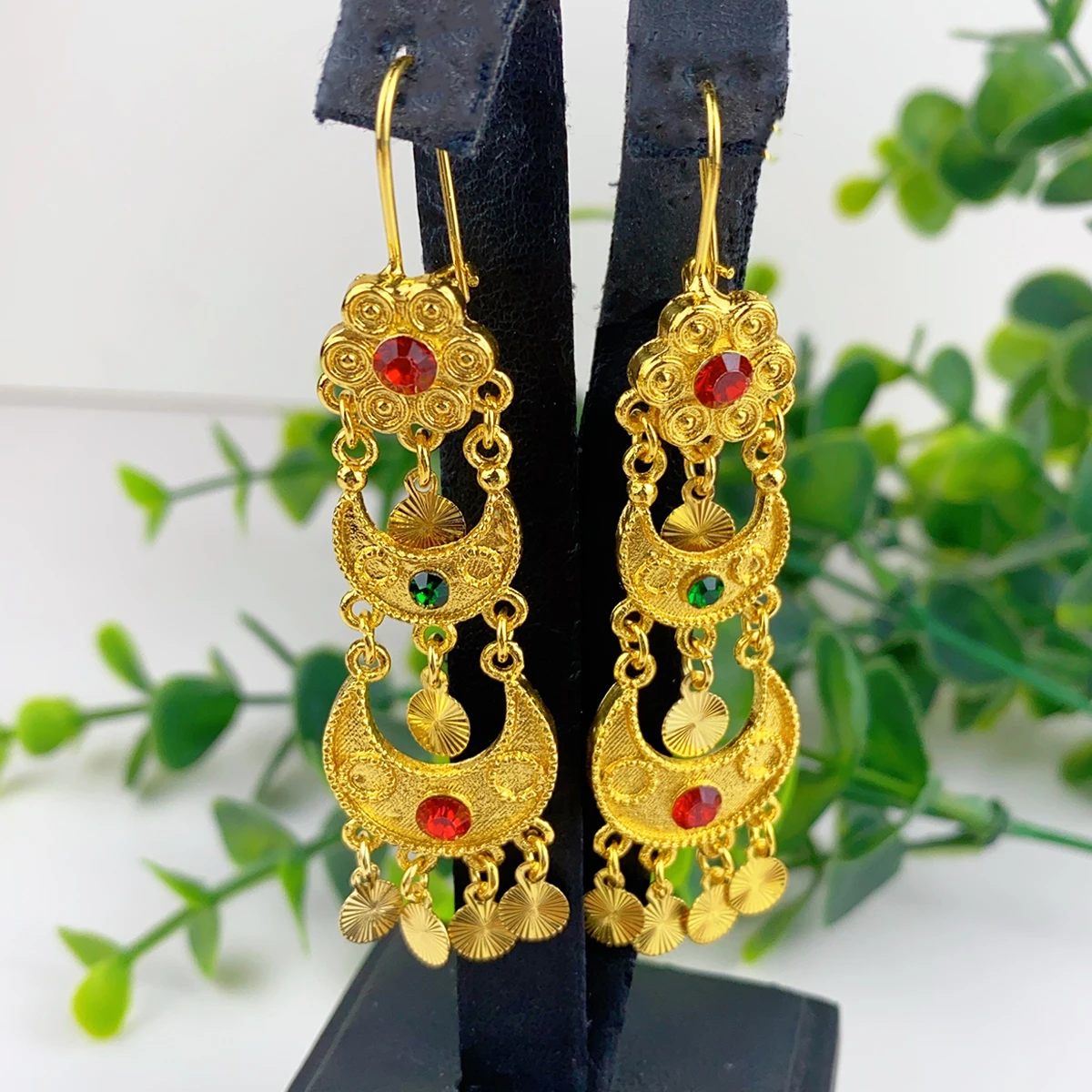 Indyjskie wiszące kolczyki biż – Women Accessories Dubai recenzja i cena