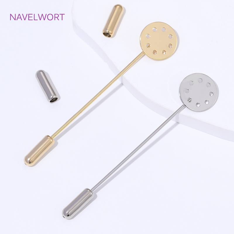 Długie broszki-ścigaczki pozła – Brooch Pin Gold recenzja i cena