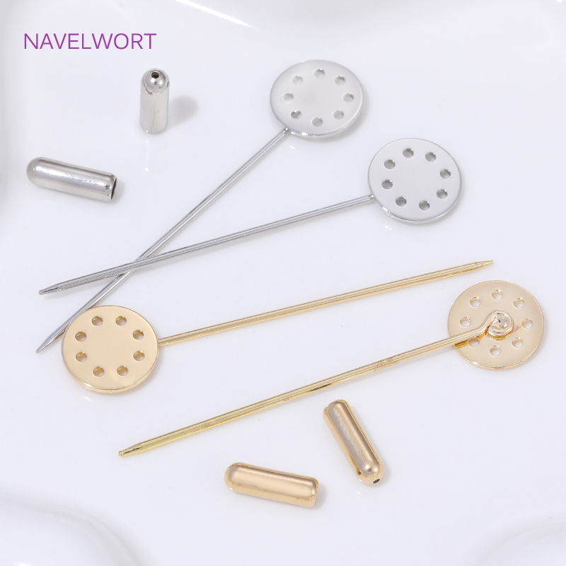 Długie broszki-ścigaczki pozła – Brooch Pin Gold recenzja i cena