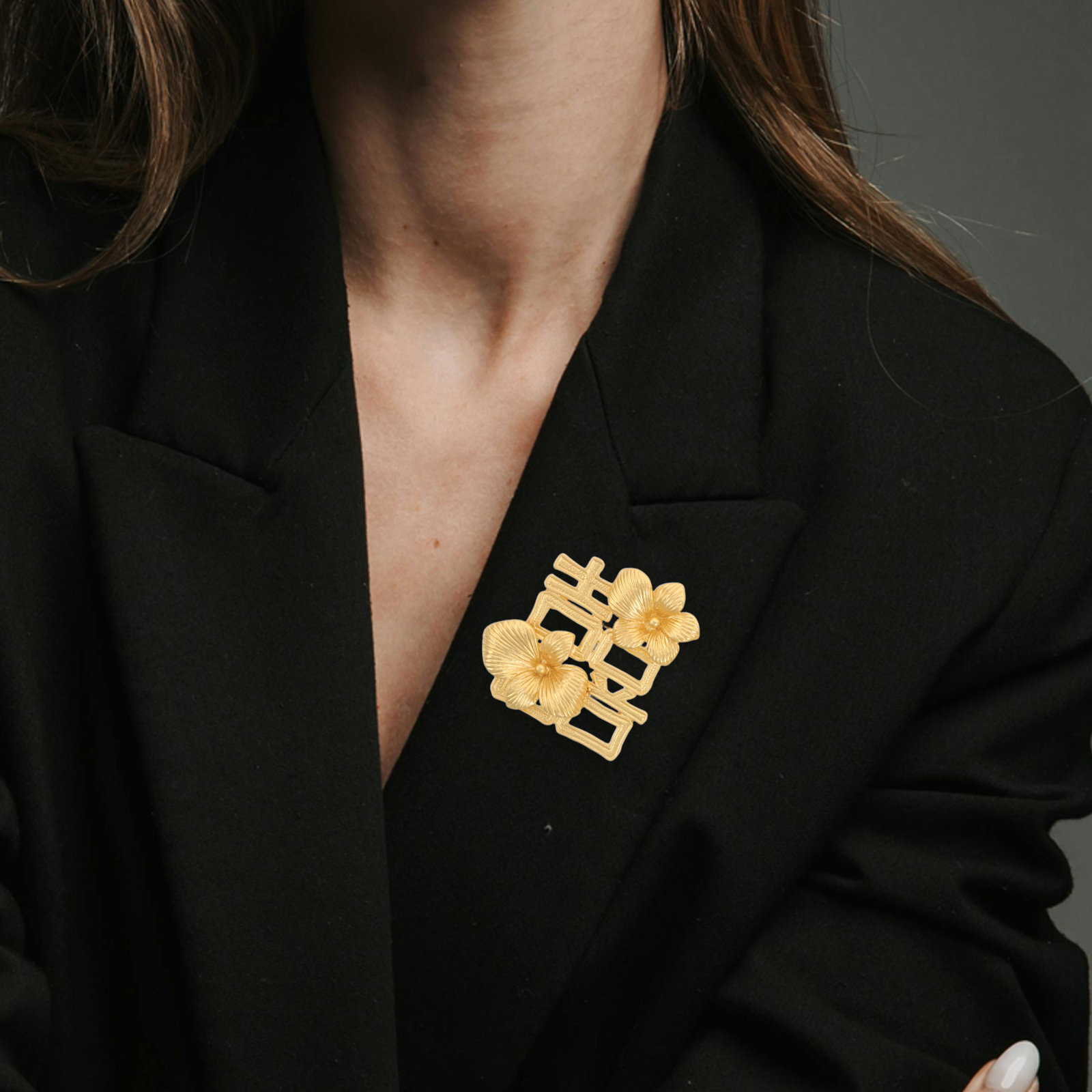2 szt. Broszki ślubne z chińsk – Brooch Pin Gold recenzja i cena