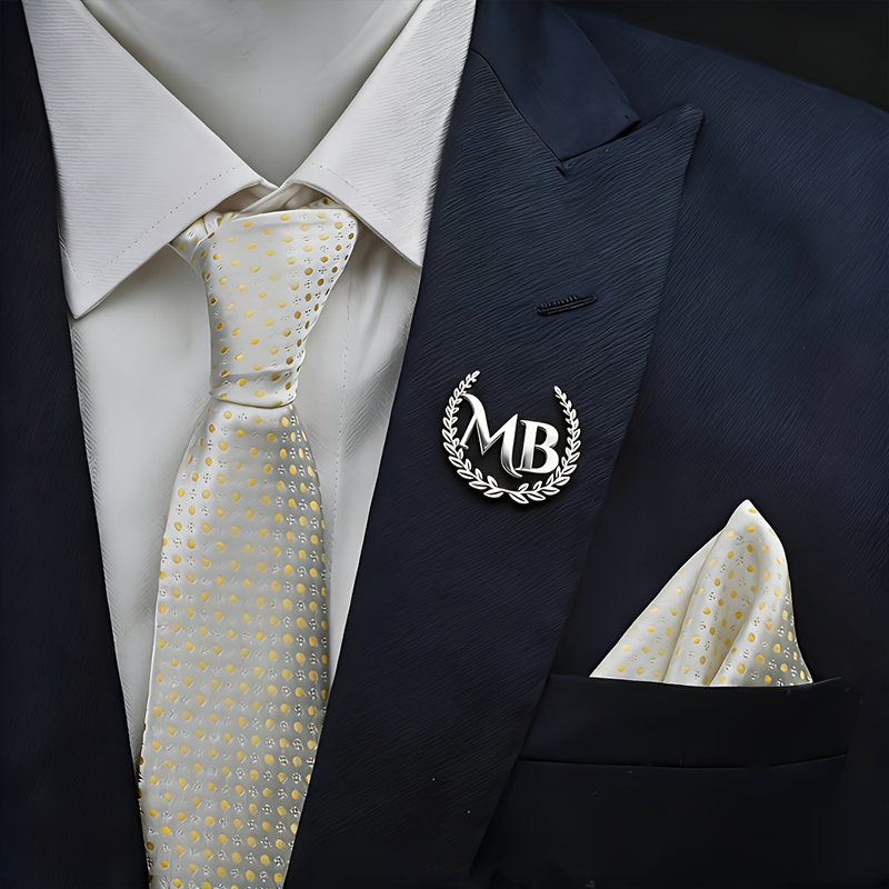 Złota broszka z wieniec z laur – Brooch Pin Gold recenzja i cena