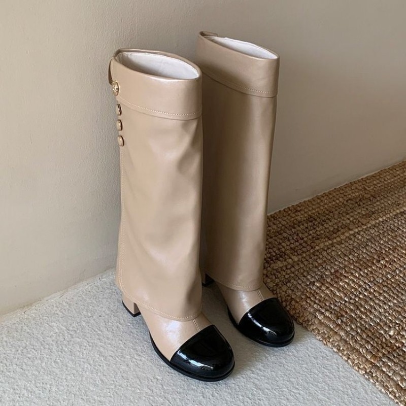 Eleganckie czarno-białe kozaki – Women'S Ankle Accessories recenzja i cena