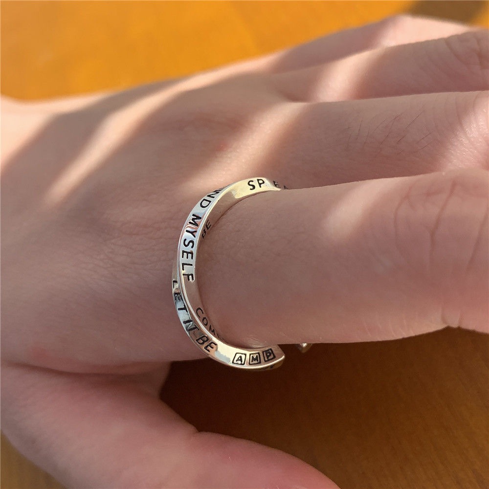 Pierścionek otwarty z motywem  – Women Accessories In English recenzja i cena