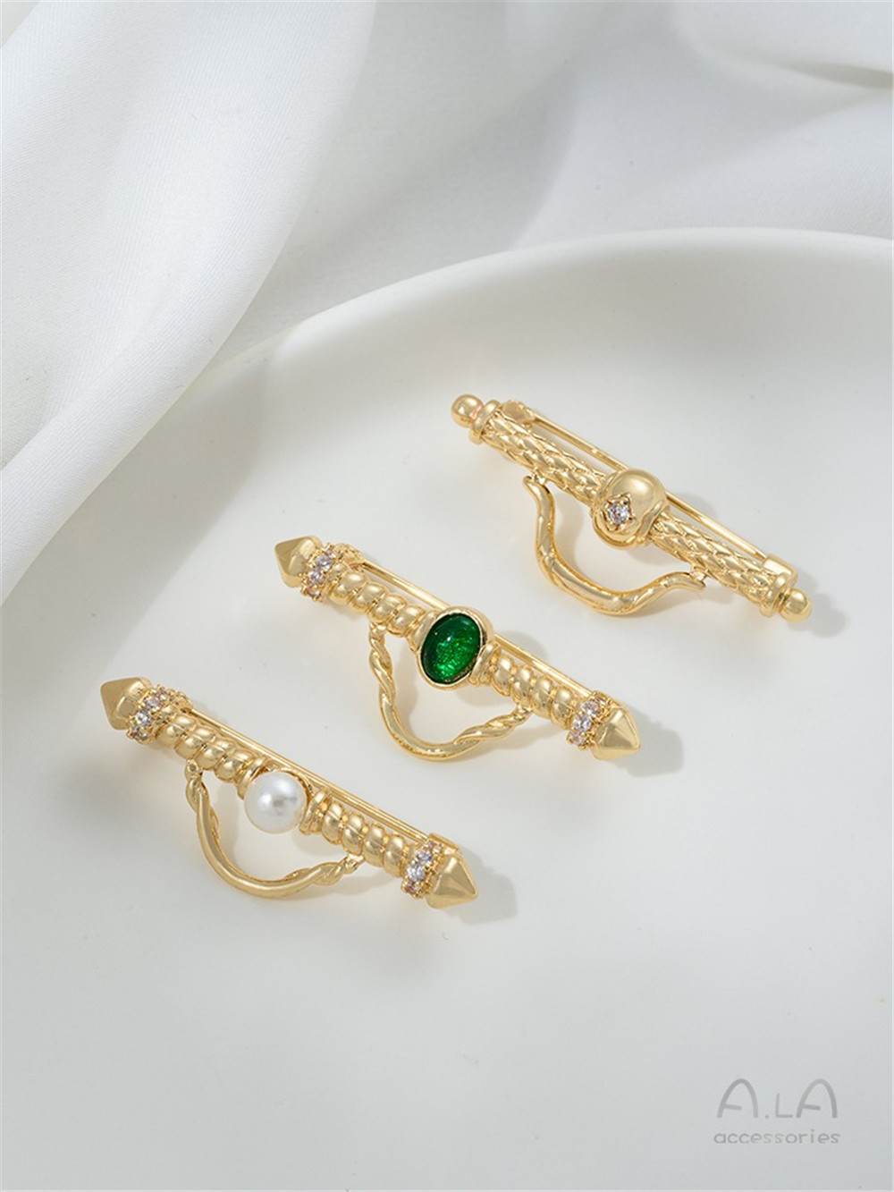 14-karatowe złoto grawerowane  – Brooch Pin Gold recenzja i cena