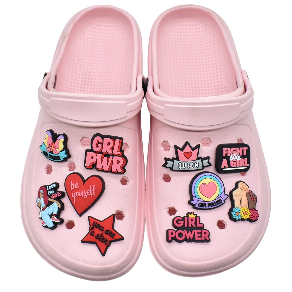 Śliczne różowe Power Shoe Char – Women'S Accessories Crocs recenzja i cena