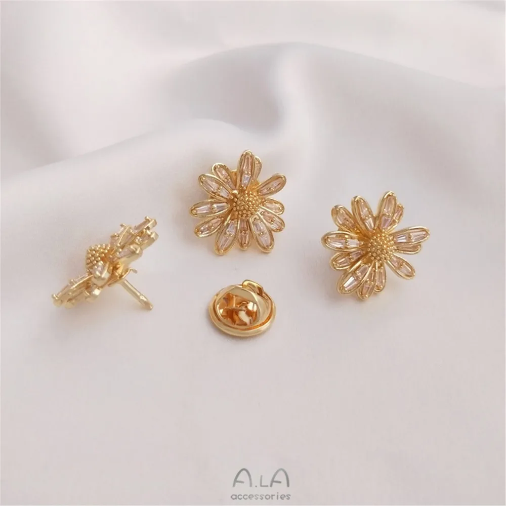 Broszka z perłą Daisy, igła ba – Brooch Pin Gold recenzja i cena