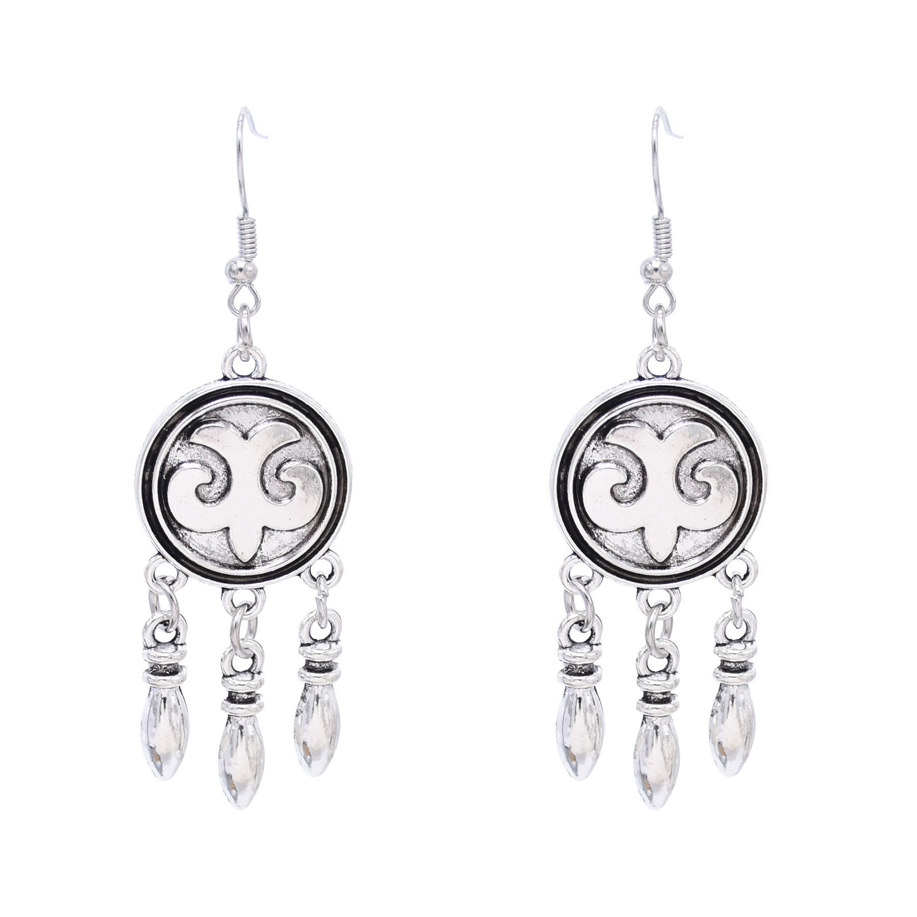 Kolczyki w stylu vintage, sreb – Women Accessories Nepal recenzja i cena