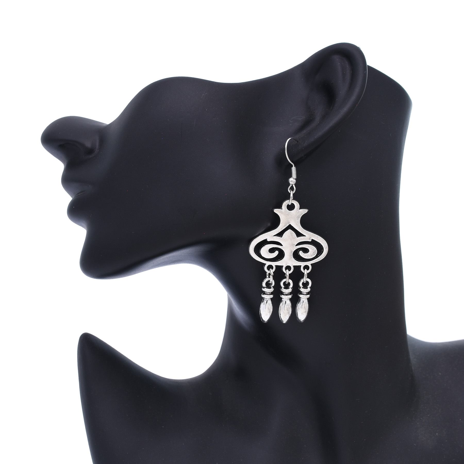 Kolczyki w stylu vintage, sreb – Women Accessories Nepal recenzja i cena