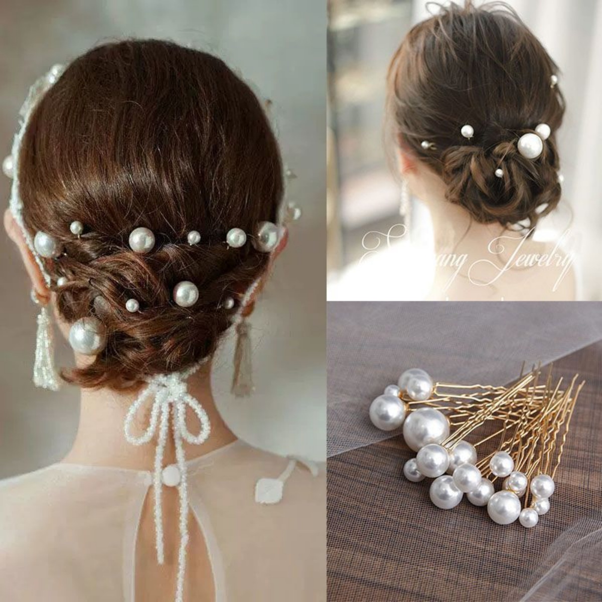 18 szt. Ślubne wsuwki do włosó – Pearl Hair Pin recenzja i cena