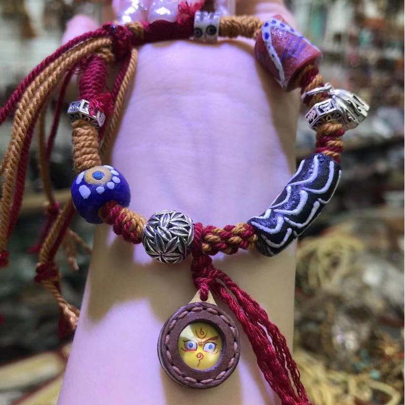Tibetskie ozdoby - plecione ak – Women Accessories Nepal recenzja i cena