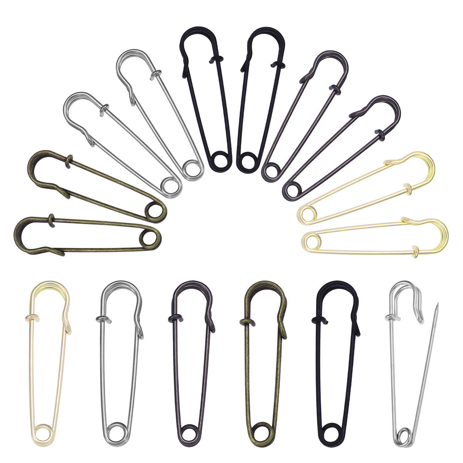 20 sztuk 50mm metalowe agrafki – Brooch Pin Gold recenzja i cena
