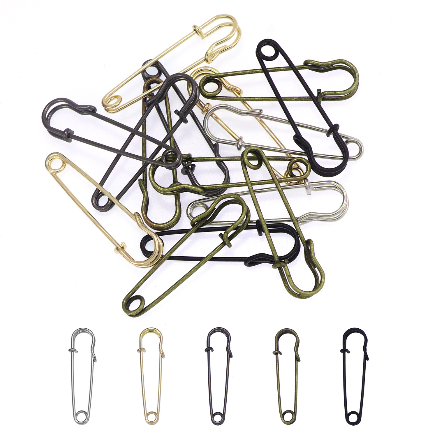 20 sztuk 50mm metalowe agrafki – Brooch Pin Gold recenzja i cena