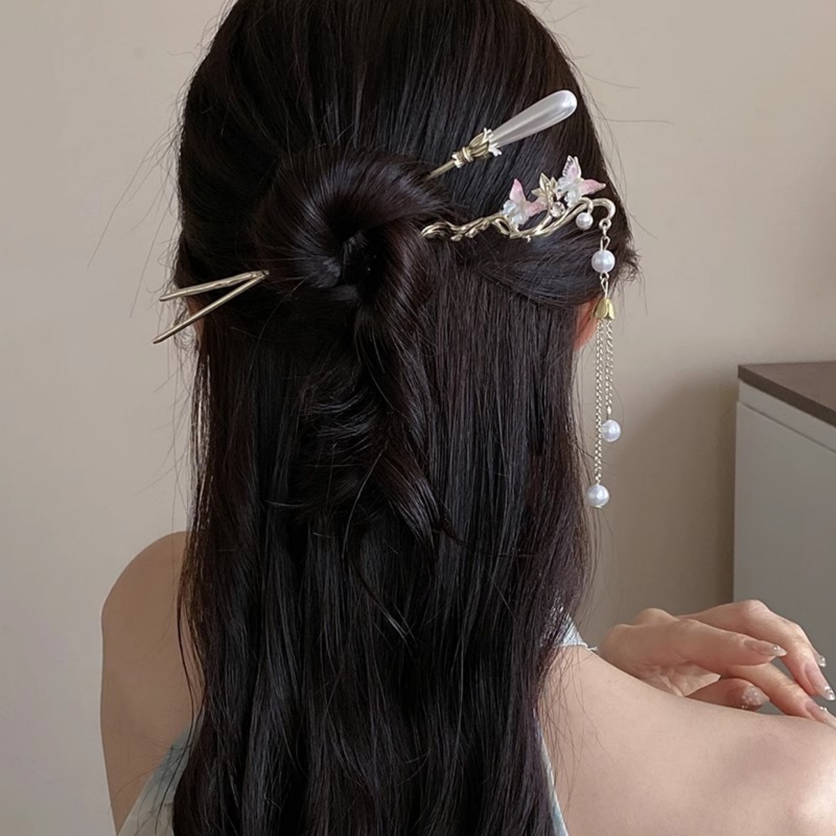 2025 Nowa spinka do włosów w k – Pearl Hair Pin recenzja i cena