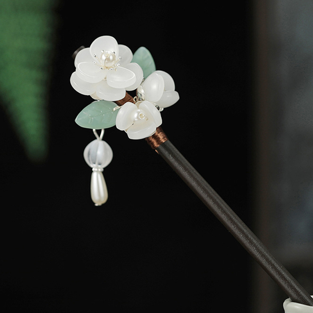 Retro Spinka do włosów z kwiat – Pearl Hair Pin recenzja i cena